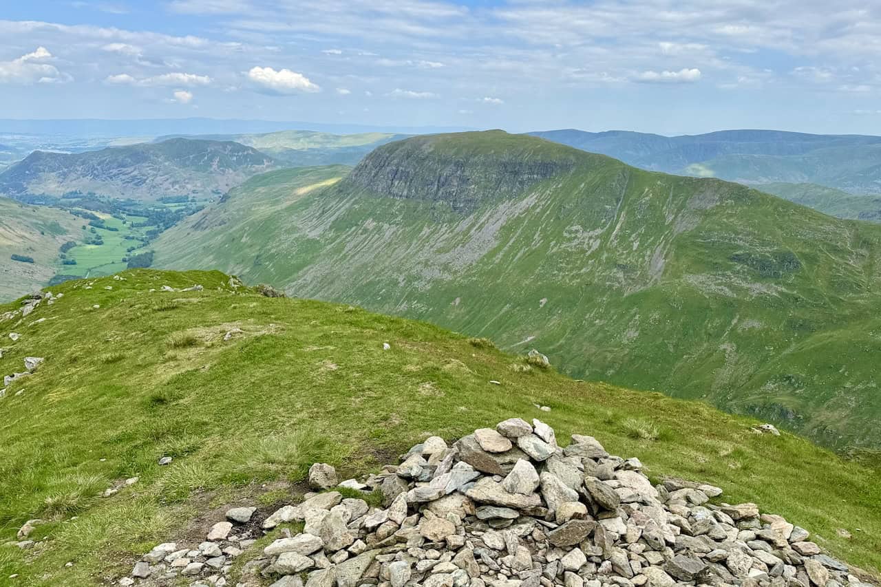 Another view of St Sunday Crag from the cairns on Dollywaggon Pike enriches the visual feast, adding to the day's memorable sights.