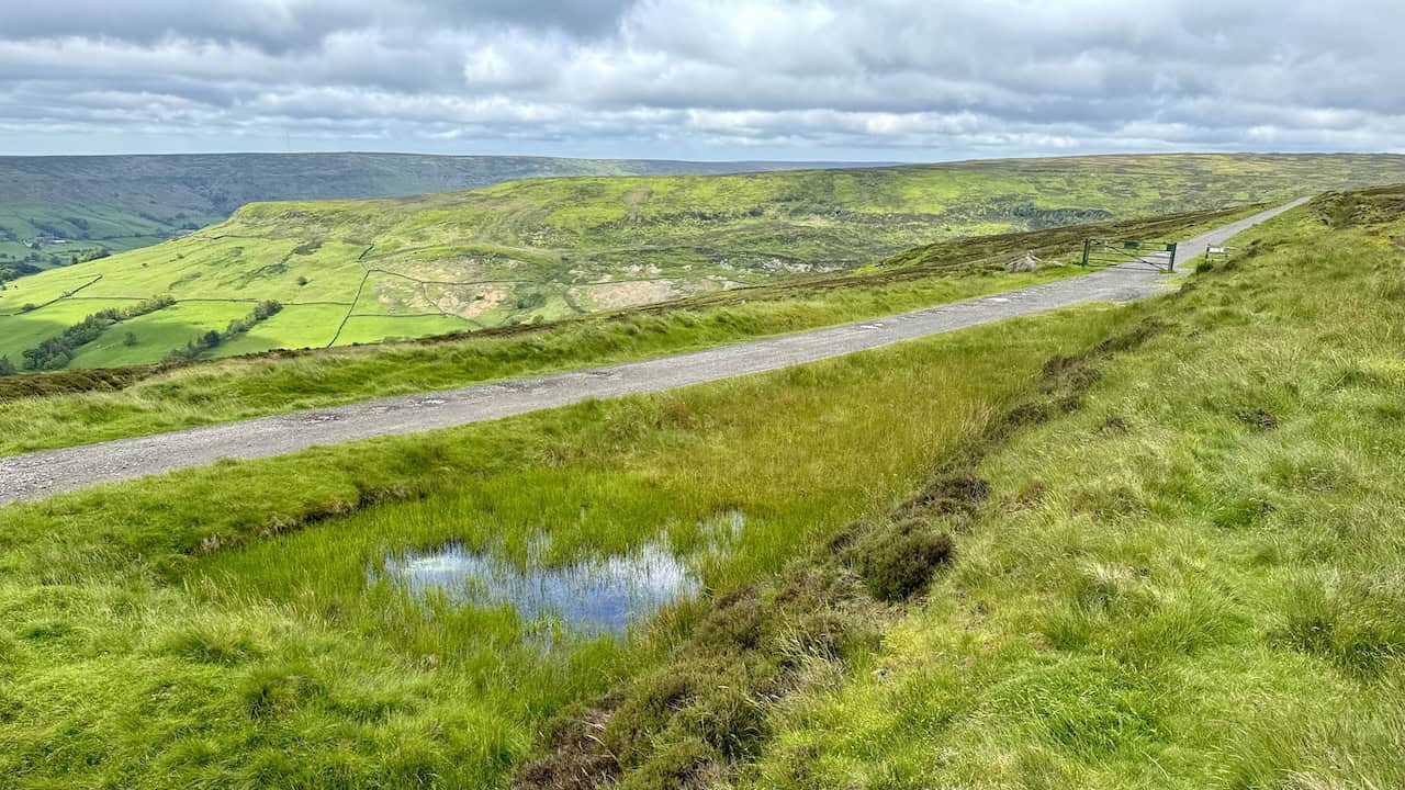 A section of the Esk Valley Walk appears after crossing the road on Blakey Ridge, providing more scenic views.