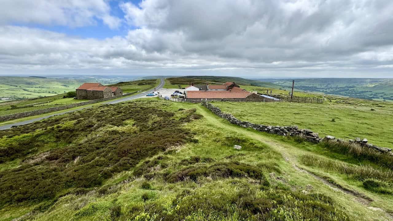 The approach to the Lion Inn on Blakey Ridge offers a sense of arrival and accomplishment.