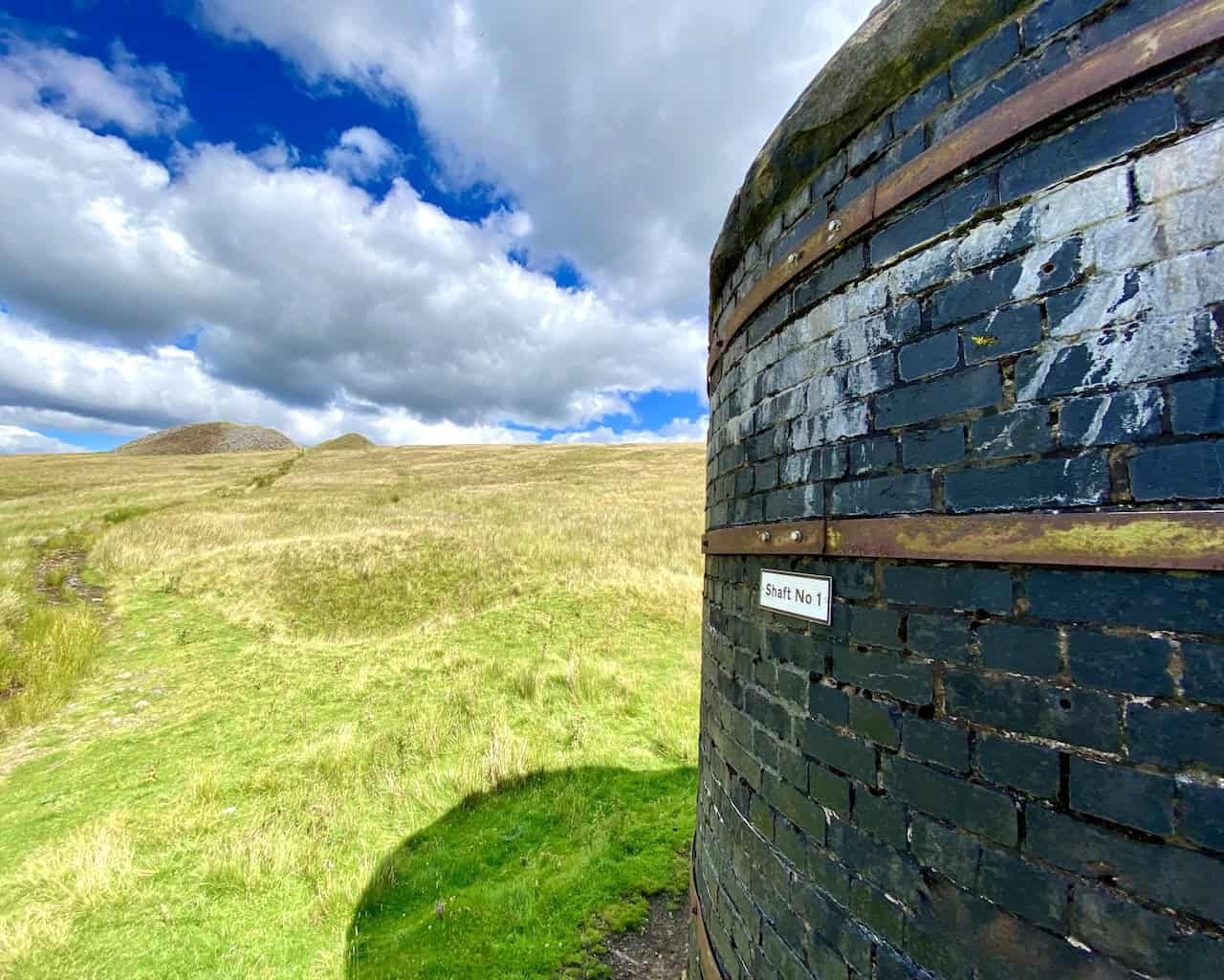 A detailed view of the Bleamoor Tunnel route across Blea Moor, highlighting the longest tunnel on the Settle to Carlisle Railway and its significant engineering history.