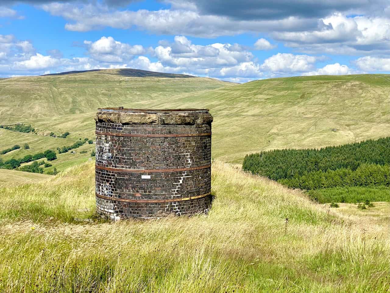 A detailed view of the Bleamoor Tunnel route across Blea Moor, highlighting the longest tunnel on the Settle to Carlisle Railway and its significant engineering history.