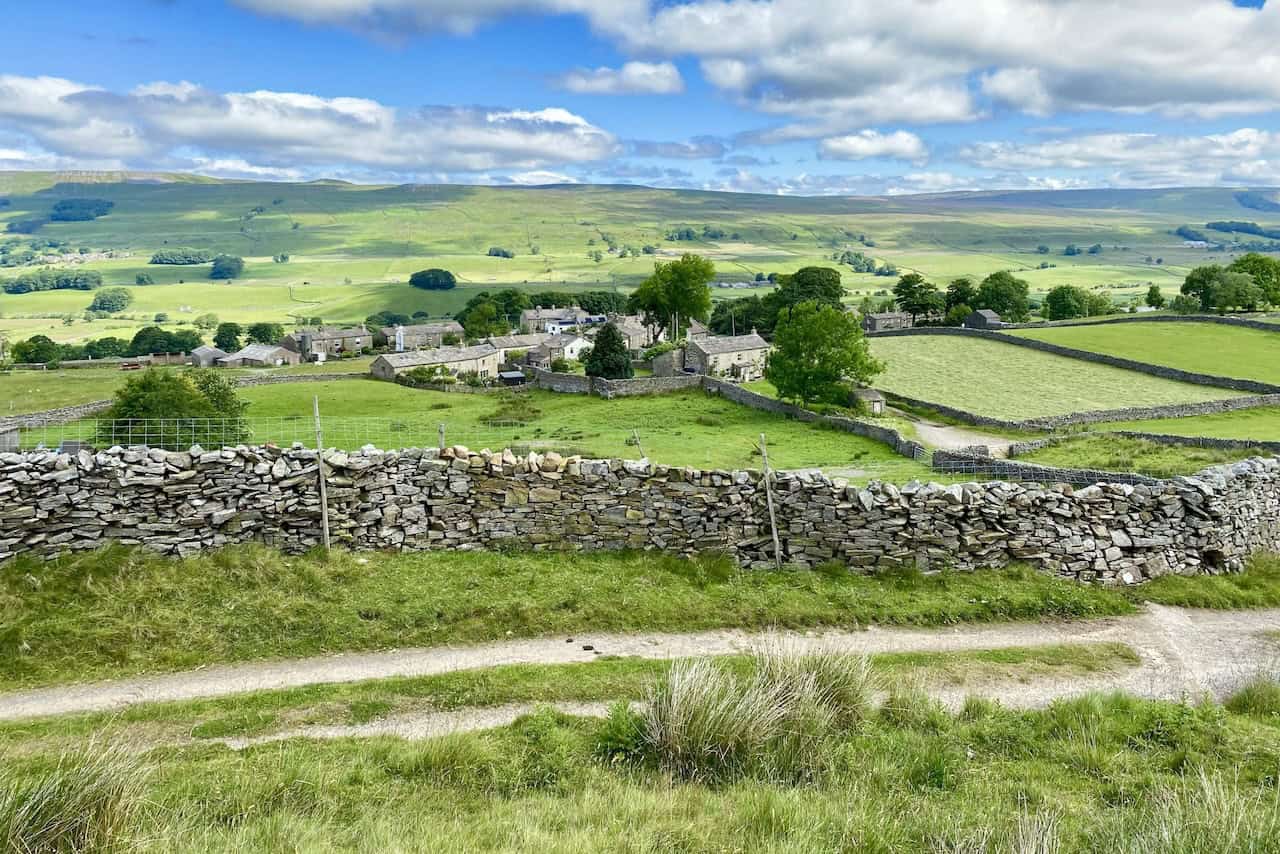 Stunning views of Wensleydale, looking down upon Burtersett from the track leading up to Yorburgh.