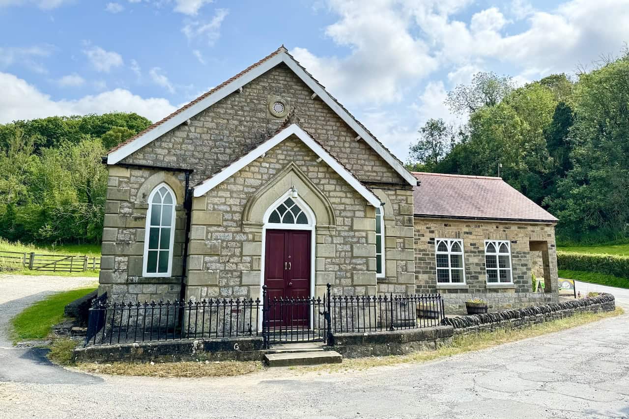 Rievaulx Methodist Chapel, a beautiful chapel passed along the walk.
