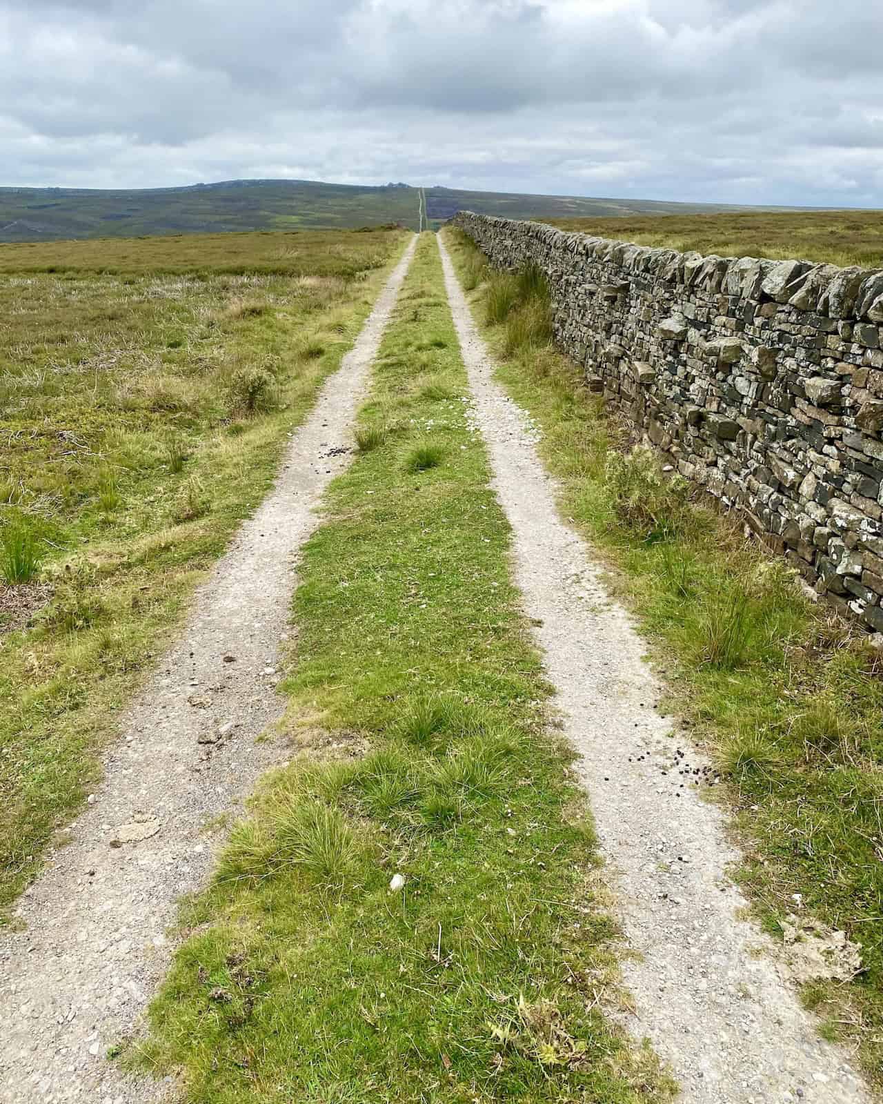 We embark on a north-westerly path that hugs a dry stone wall, leading us directly to Lord’s Seat, a significant point in our Simon's Seat walk.