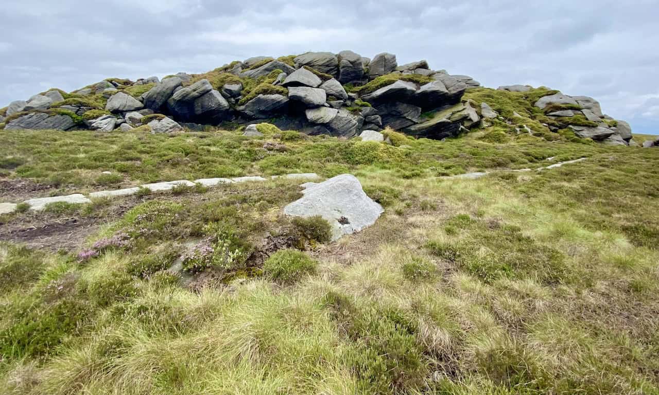 Lord’s Seat itself is an intriguing array of gritstone boulders perched on the northern edge of Barden Fell—a captivating stop on our route.